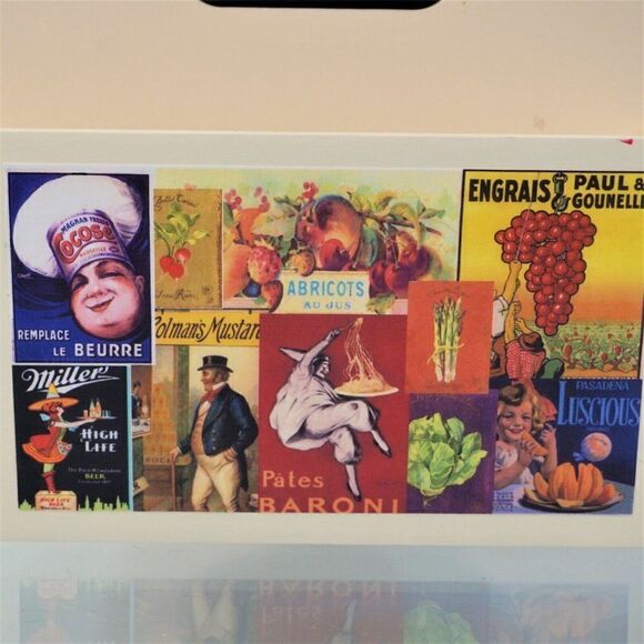 Vintage Look Craft Caddy Carrier Organizer Decoupage Vintage Crafts By Bonnie - Picture 7 of 11